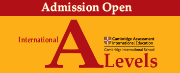 Admission Open-A Levels